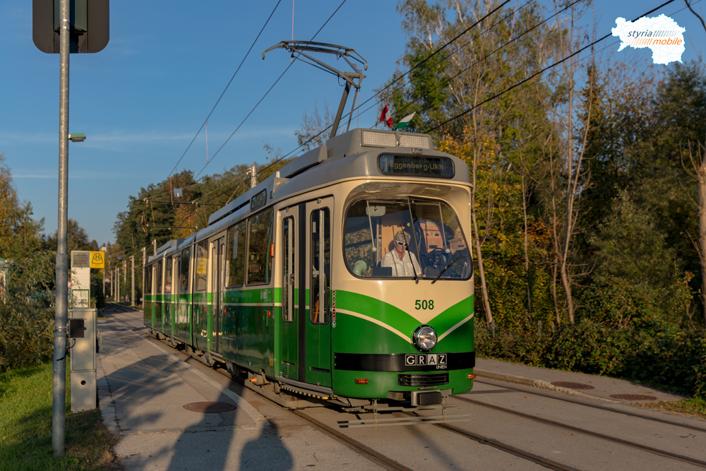 TW 508 in der Haltestelle Teichhof 02.10.2017 ©styria-mobile