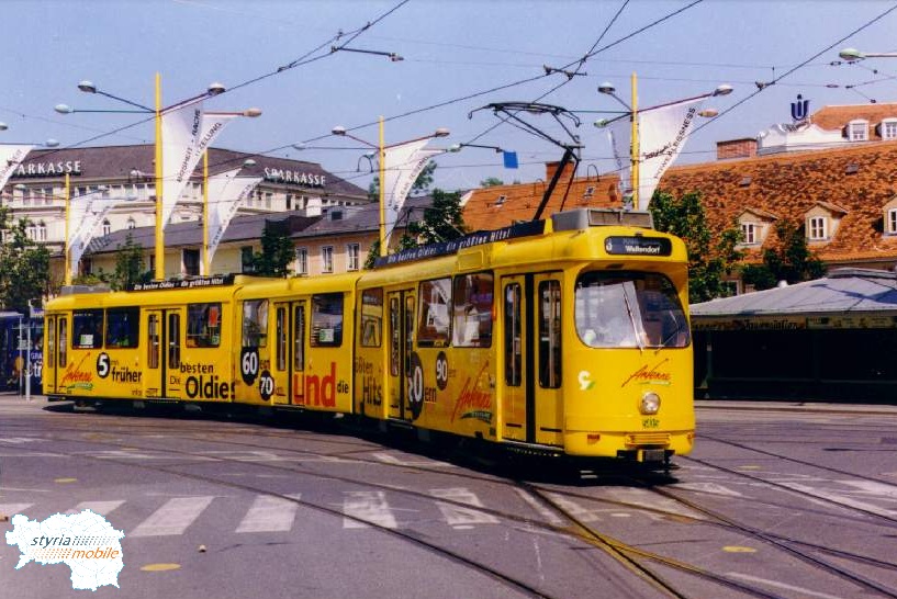 TW 505 am Jakominiplatz 29.06.1997©styria-mobile/User: Andi747