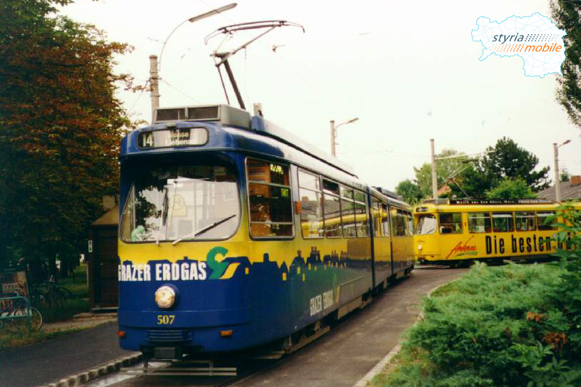TW 507 als 14er in Wetzelsdorf ©styria-mobile