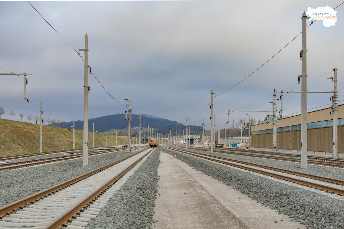 Koralmbahn Baustelle - 28.12.2022 - Bahnhof Lavanttal